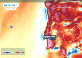 Amanhã e quarta-feira, o modelo americano prevê uma “cúpula de calor” recorde em Portugal e Espanha