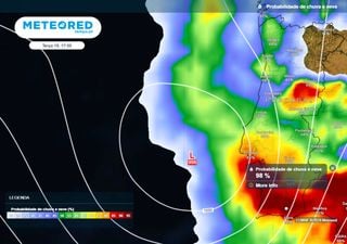 Amanhã e quarta-feira os restos do furacão Leslie chegam a Portugal e deixarão chuva forte e trovoada nestas regiões