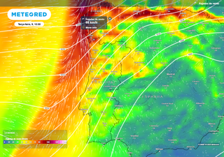 Amanhã e quarta-feira uma frente fria afetará Portugal: mais de 50 mm de chuva, rajadas até 90 km/h e ondas de 10 metros