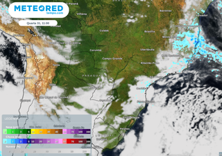 Amanhã o ar frio começa a ir embora, mas ainda há cidades do Sul e Sudeste que vão ter uma quarta-feira fria e nublada