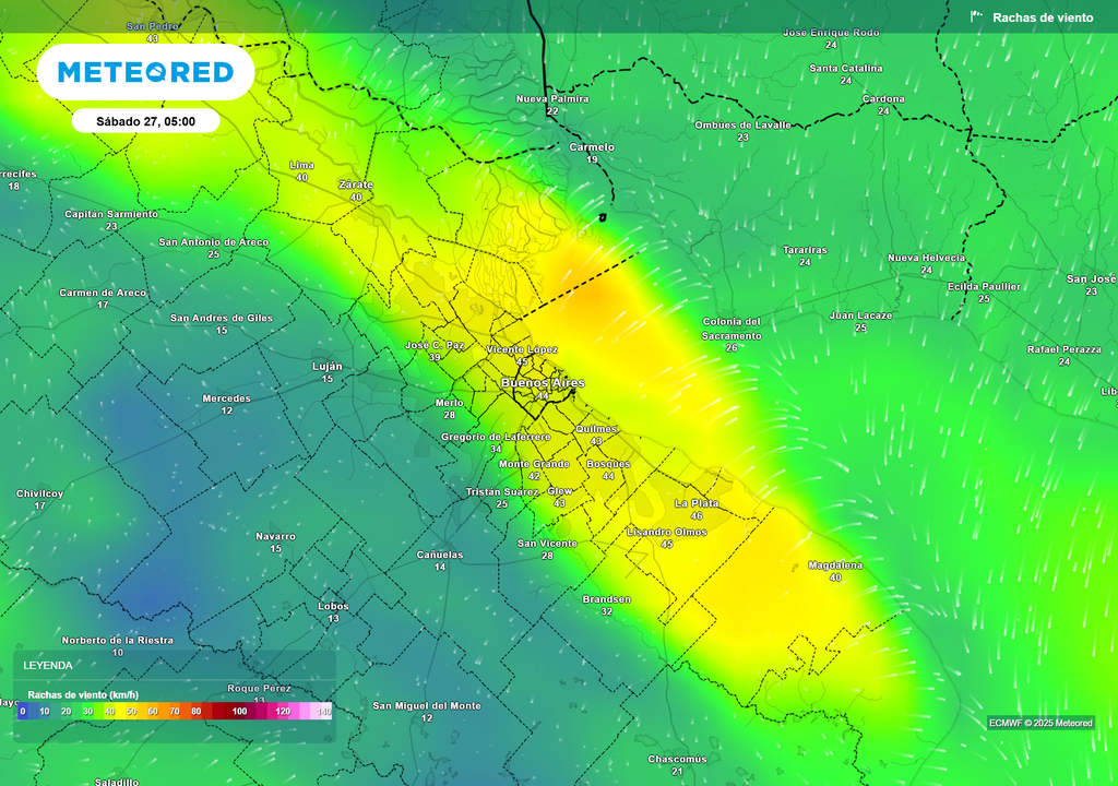 Nuevo frente frío llegaría a AMBA el sábado.