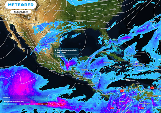 Ambiente g&eacute;lido sobre gran parte de M&eacute;xico, con posibilidad de nieve y aguanieve al Norte, adem&aacute;s de aguaceros al Sur