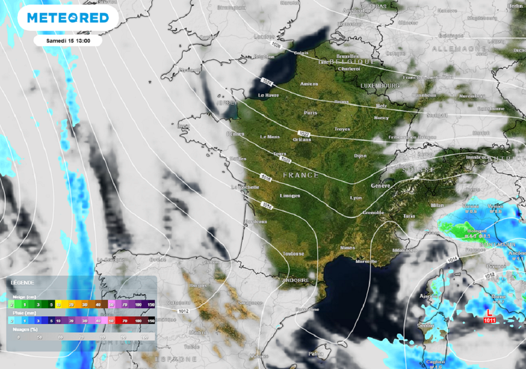 Samedi après-midi, le temps sera sec et le soleil dominera dans la plupart des régions.