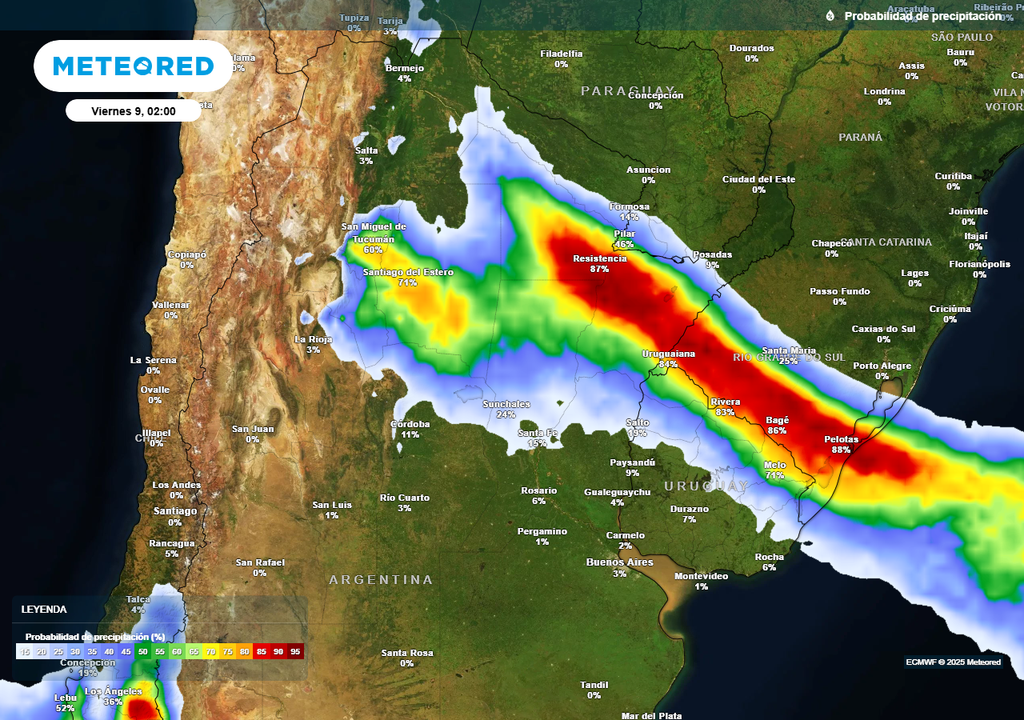 Tormentas, Alerta, Litoral, Corrientes, Buenos Aires, Argentina, Pronostico