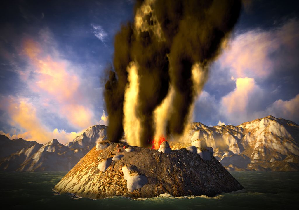 Krakatau eruption.