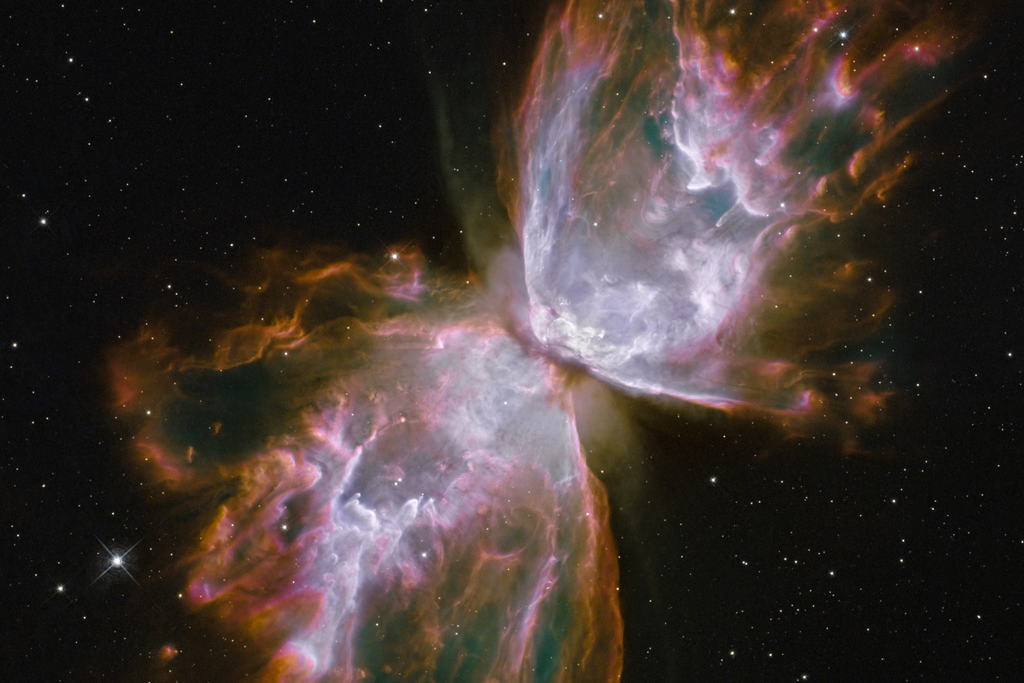 A Nebulosa da Borboleta é uma velha conhecida dos astrônomos e James Webb pode ter respondido algumas perguntas sobre a estrutura. Crédito: NASA/Hubble A Nebulosa da Borboleta é uma velha conhecida dos astrônomos e James Webb pode ter respondido algumas perguntas sobre a estrutura. Crédito: NASA/Hubble