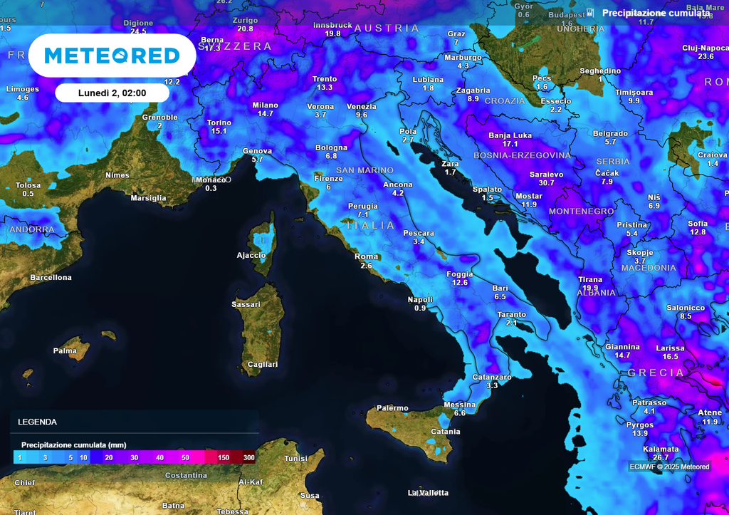 Precipitazione cumulata