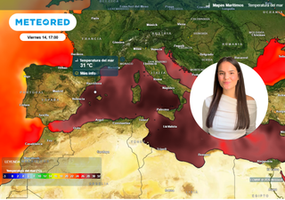Andrea Danta advierte: "El Mediterr&aacute;neo acabar&aacute; la can&iacute;cula con temperaturas de hasta 6 &ordm;C por encima de la media"
