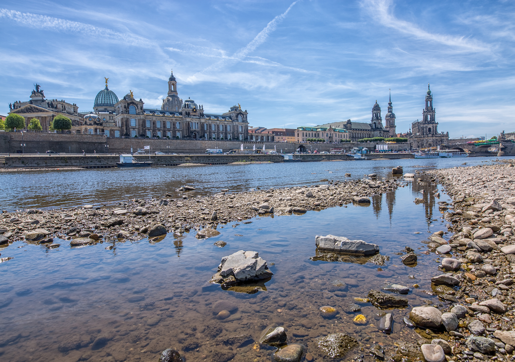Elbe, Ausmaß, Niedrigwassers Elbe, Ausmaß, Niedrigwassers