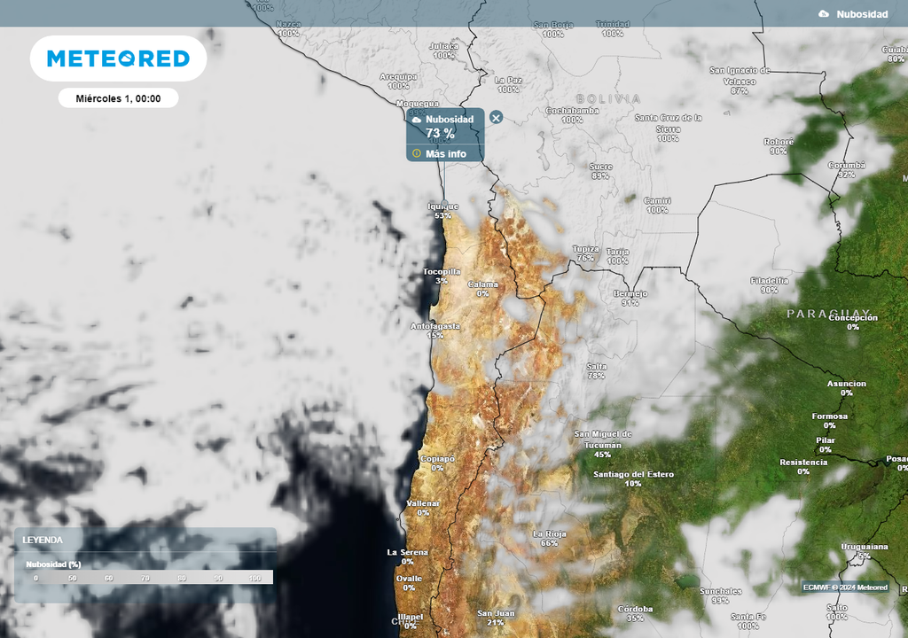 Año Nuevo 2025 en Chile así estará el tiempo atmosférico para el