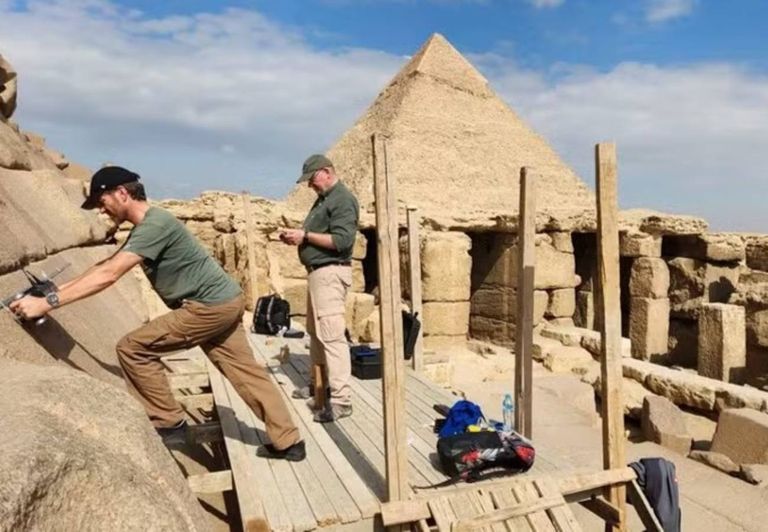 Anomalias no ar reforçam hipótese de passagem secreta na Pirâmide de Miquerinos, em Gizé