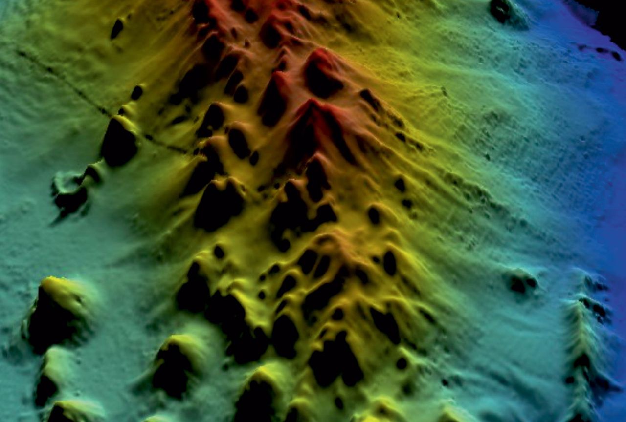 Se ha descubierto una cadena de volcanes submarinos en la Antártida.