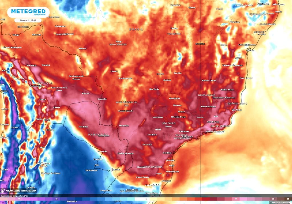 temperaturas máximas calor