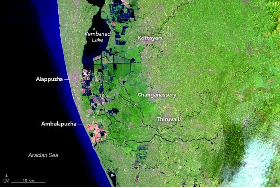 Antes Y Después De Las Inundaciones De Kerala Antes Y Después De Las Inundaciones De Kerala