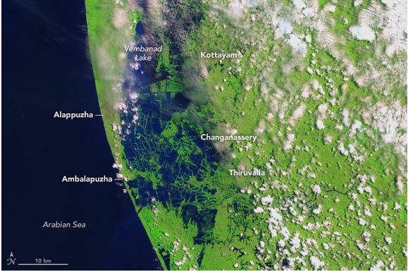 Antes Y Después De Las Inundaciones De Kerala Antes Y Después De Las Inundaciones De Kerala