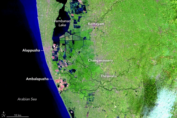 Antes Y Después De Las Inundaciones De Kerala Antes Y Después De Las Inundaciones De Kerala