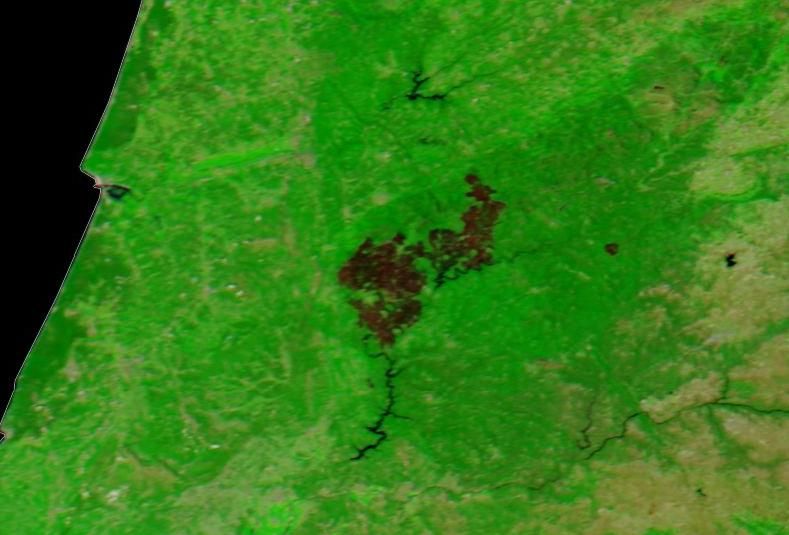Antes Y Después De Los Grandes Incendios De Junio De 2017