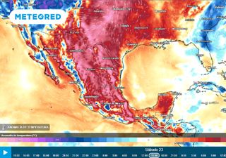 Anticiclón nos hará sentir más calor de hasta 45°C en México, disminuyendo las lluvias