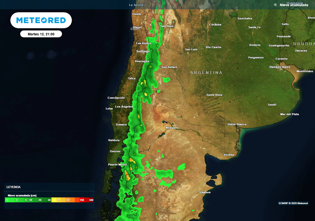 Nieve, Nevadas, Cordillera, Patagonia, esquí, Fin de semana, Pronostico, Argentina