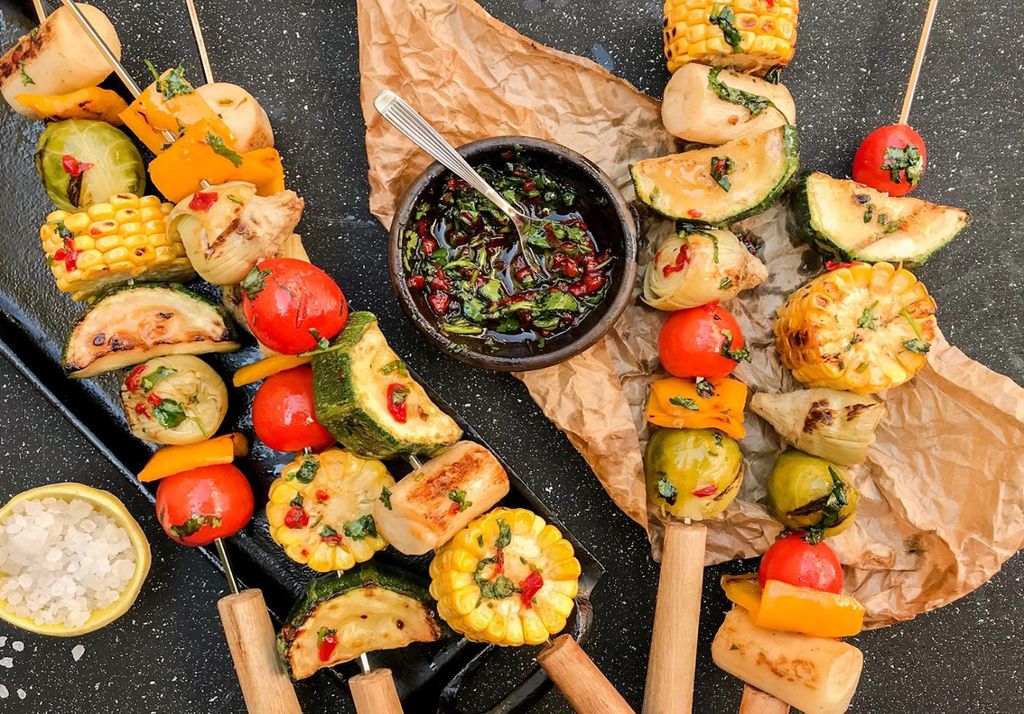 anticucho vegetariano