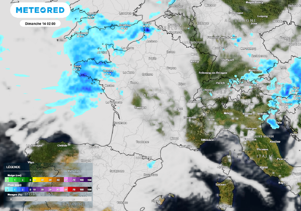 Dimanche, les conditions météo seront assez classiques avec un dégradé nuageux nord-sud. Dimanche, les conditions météo seront assez classiques avec un dégradé nuageux nord-sud.