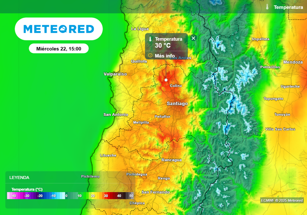 Temperaturas máximas Temperaturas máximas