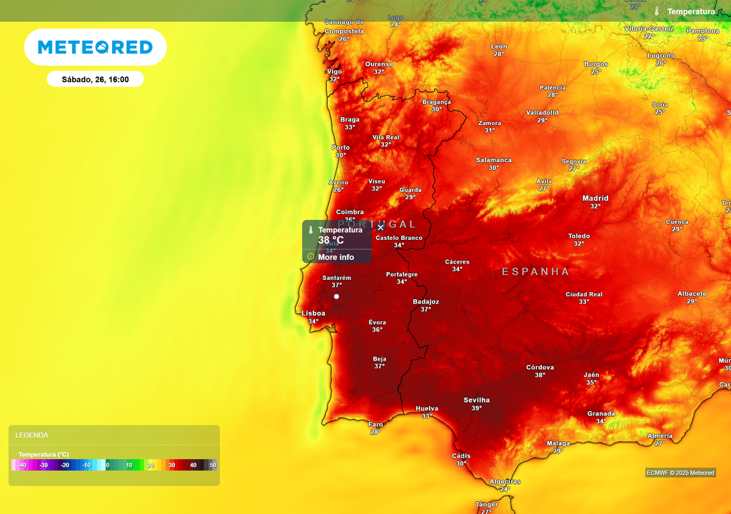 temperatura do ar à superfície temperatura do ar à superfície