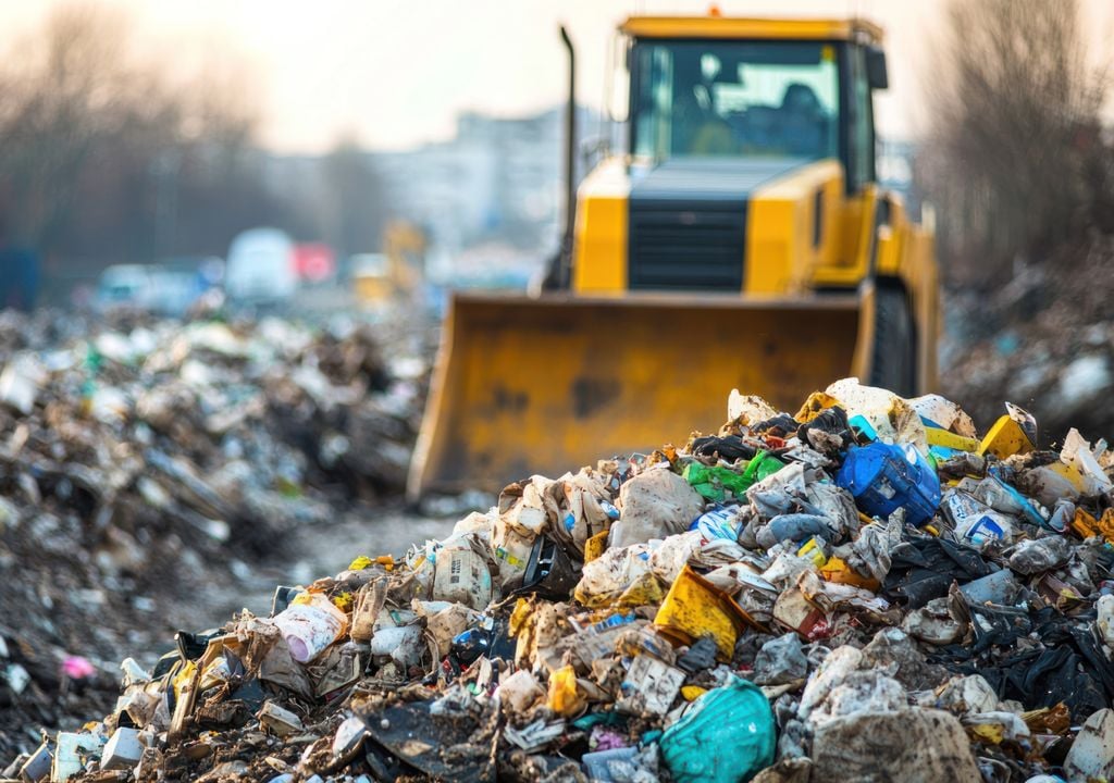 Reduzir a pressão sobre aterros cada vez mais próximos da capacidade máxima e cumprir os compromissos ambientais assumidos internamente e junto da União Europeia também é essencial para combater esta questão. (Imagem criada por IA)