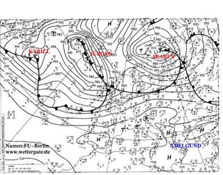 Apadrinando y dando nombre a borrascas y anticiclones de latitudes medias como Lothar y Kyrill