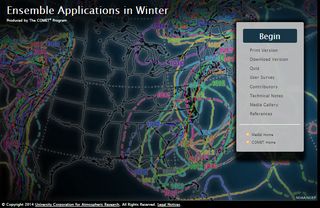 Aplicaciones de predicciones por conjuntos en invierno