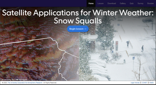 Aplicaciones de satélite para el tiempo invernal: tormentas de nieve