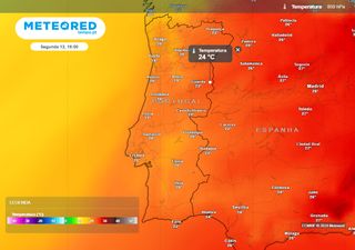 Após alívio de calor no domingo, os mapas da Meteored detetam risco de novo episódio de calor extremo na próxima semana