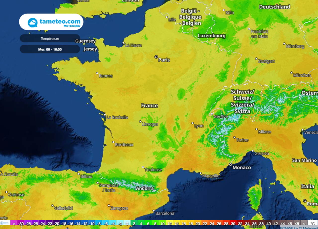 Météo. La douceur revient dimanche avec la pluie et le vent