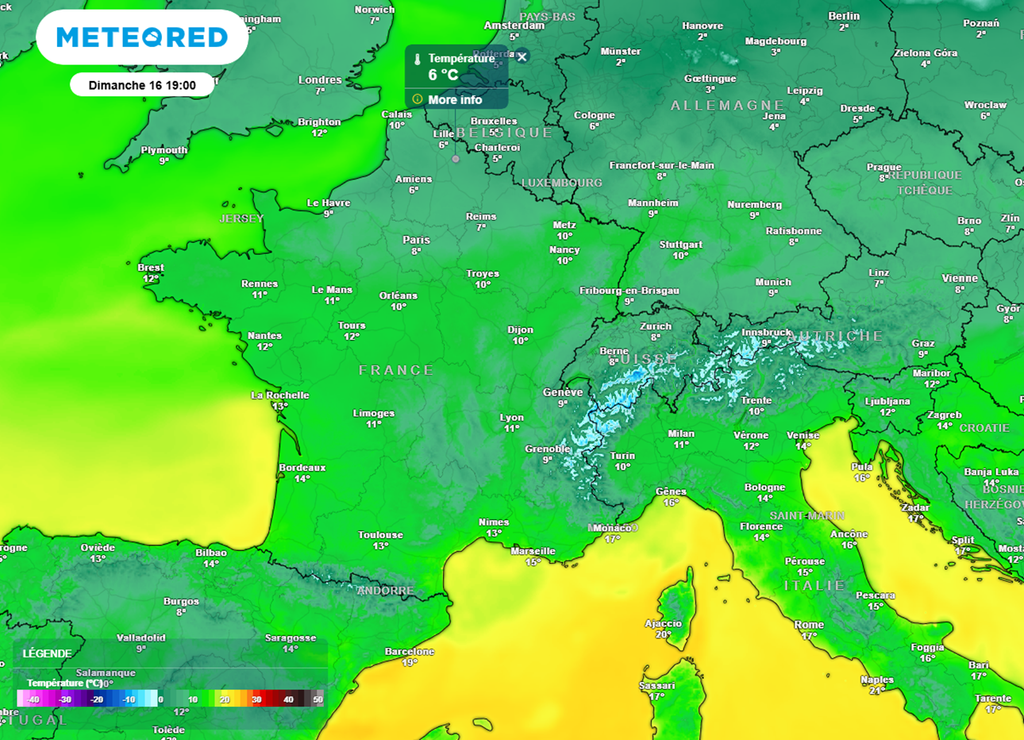Dimanche après-midi, la fraîcheur deviendra marquée dans le nord du pays. Dimanche après-midi, la fraîcheur deviendra marquée dans le nord du pays.