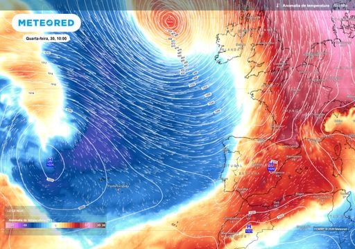 Aproxima-se uma batalha de massas de ar em Portugal: poeiras, chuva e vento moldam o tempo durante 6 dias