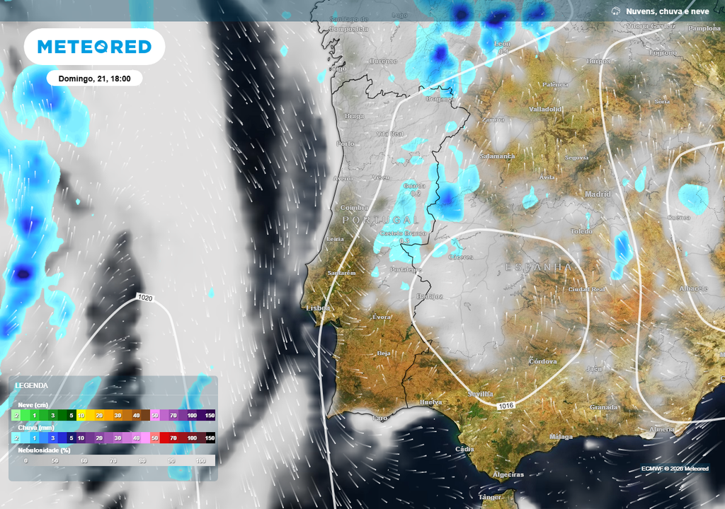 A combinação de poeiras saarianas com nuvens convectivas poderá resultar pontualmente na ocorrência de aguaceiros ou chuva de lama, especialmente nas regiões do interior.