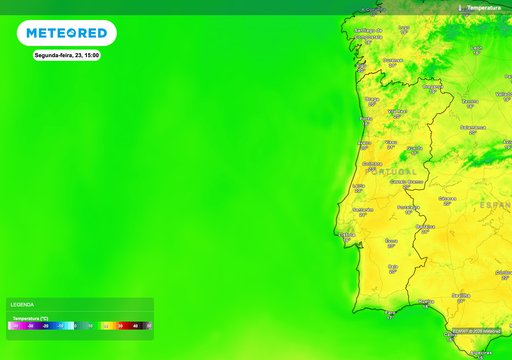 Aproximam-se m&aacute;ximas de 20 &deg;C no Norte de Portugal Continental