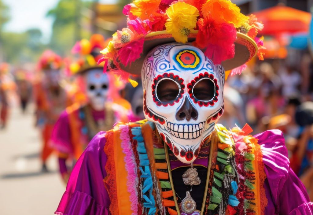 La Catrina creada por José Guadalupe Posada, se convirtió en el símbolo de estas festividades