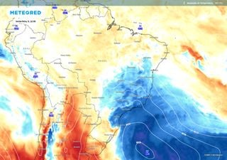Ar frio mant&eacute;m frio e tamb&eacute;m provoca chuvas no Sul, Sudeste e no Nordeste; entenda