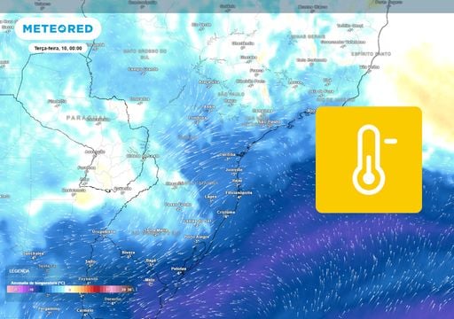 Ar frio no Brasil n&atilde;o traz frio rigoroso nesta semana; entenda influ&ecirc;ncia e saiba como ficam as temperaturas