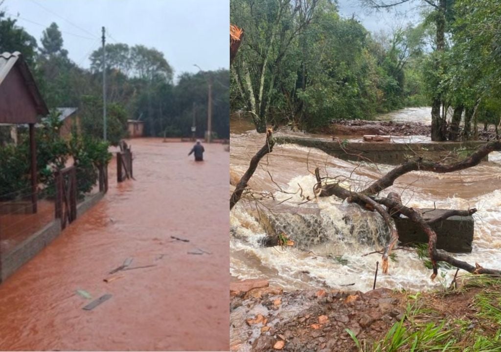 Pontos de alagamento e transbordamento no Rio Grande do Sul. Pontos de alagamento e transbordamento no Rio Grande do Sul (imagens: Bohn Gass)