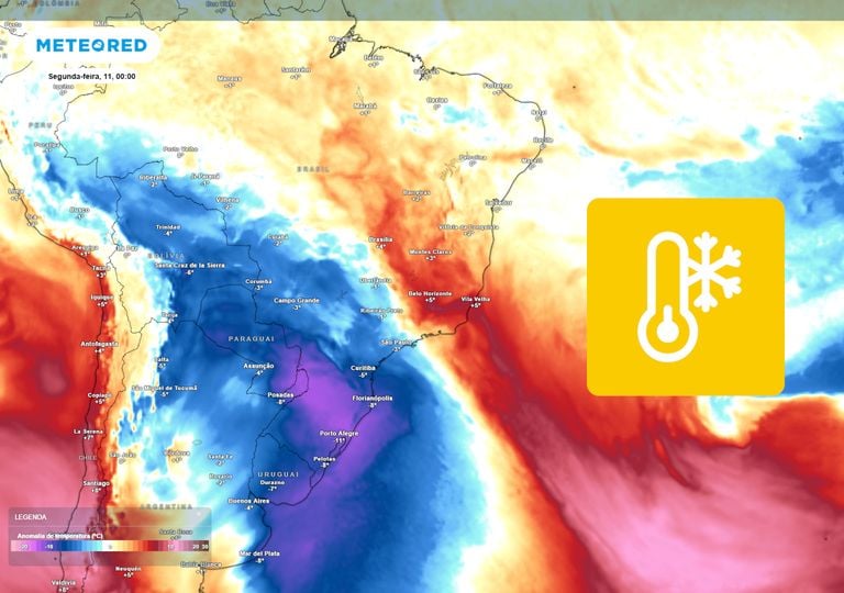 Ar polar est&aacute; mais forte e frio ser&aacute; mais intenso atingindo 4 regi&otilde;es nos pr&oacute;ximos dias