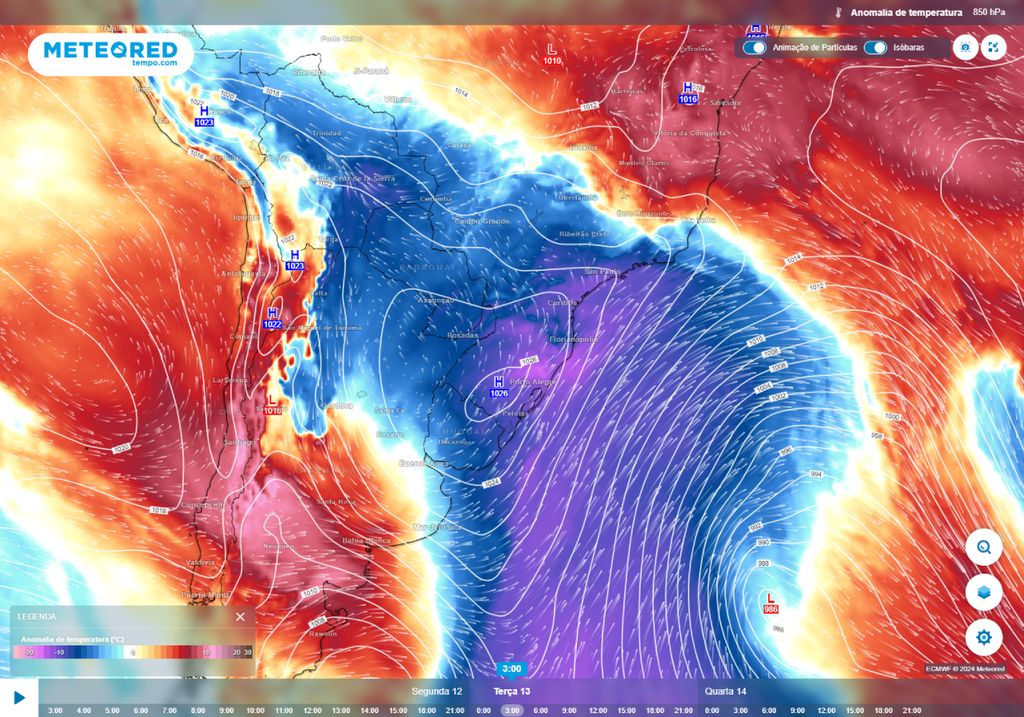 onda de frio recorde