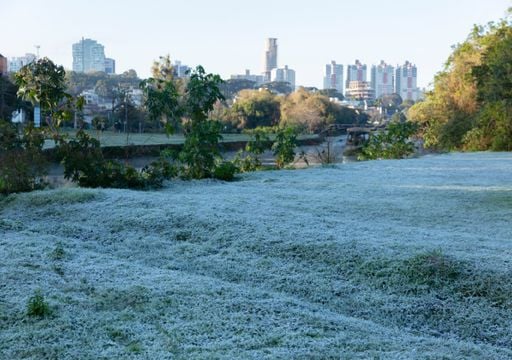 Ar polar segue derrubando temperaturas e traz alerta de geada para 3 estados do Centro-Sul; confira
