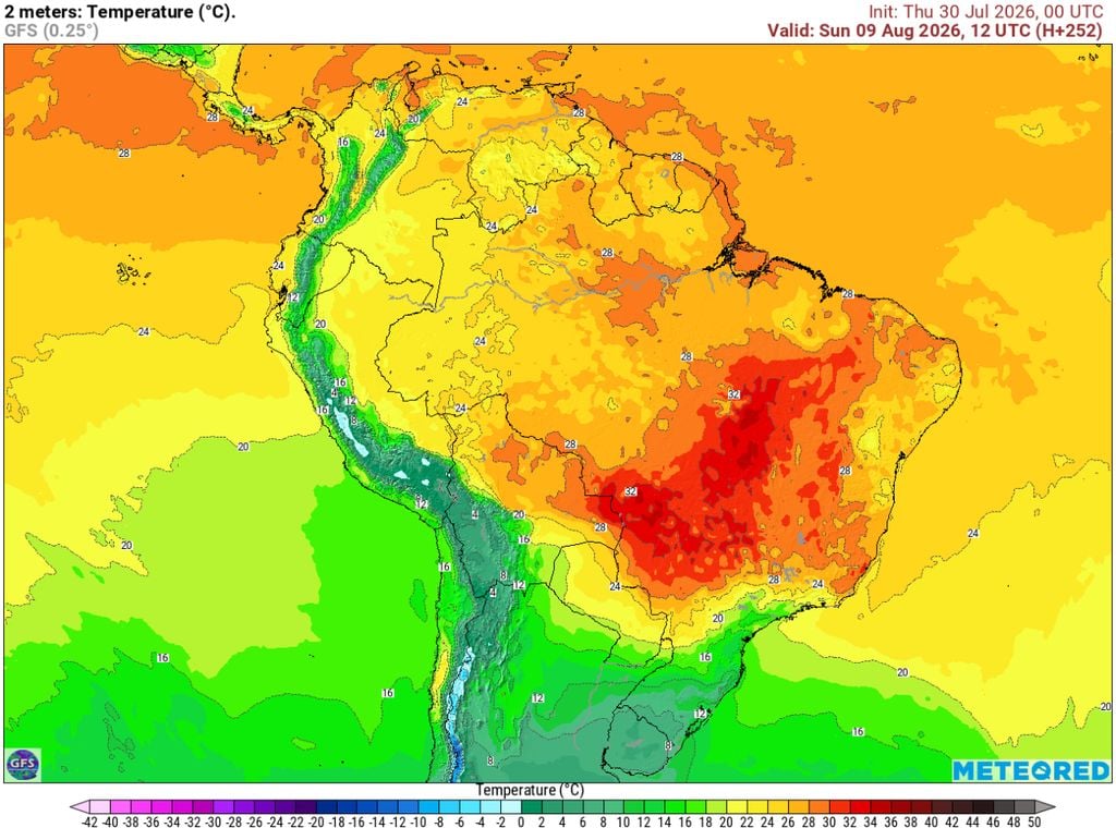 Previsão de temperaturas no domingo (9) com termômetros podendo marcar mínimas próximas dos 8°C Previsão de temperaturas no domingo (9) com termômetros podendo marcar mínimas próximas menores do que 8°C no sul do RS.