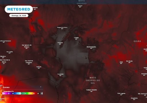 Ar quente ganha for&ccedil;a, atinge as 5 regi&otilde;es e temperaturas podem chegar aos 45&deg;C