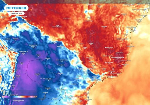 Ar quente causa 43&deg;C e contraste de mais de 30&deg;C no Brasil