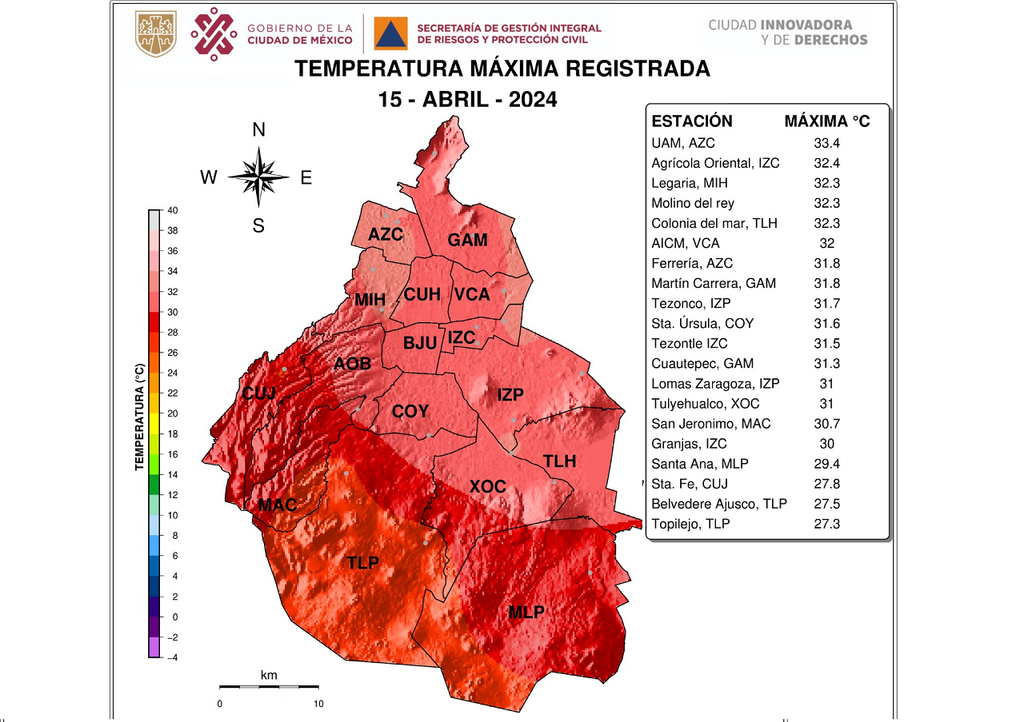 Red de estaciones de la SGIRPC