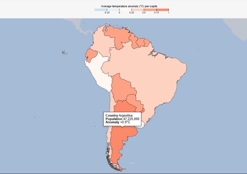 Cambio climático Argentina clima extremo inundaciones calor