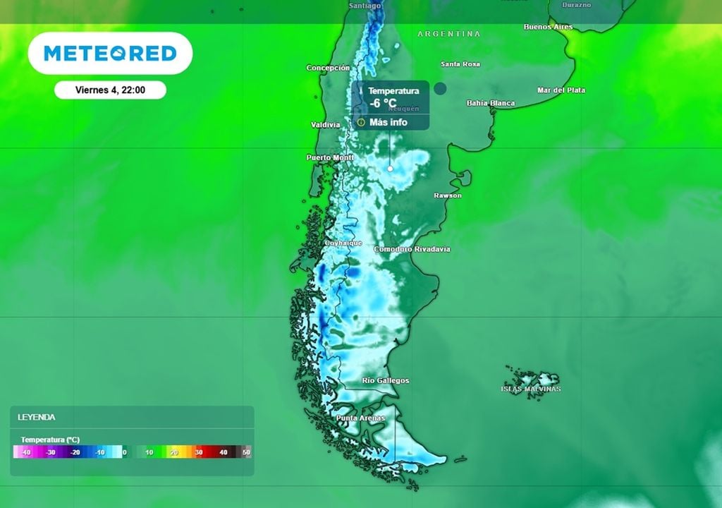 El frío avanza a paso firme desde la Patagonia y planea invadir todo el país este fin de semana El frío avanza a paso firme desde la Patagonia y planea invadir a todo el país este fin de semana